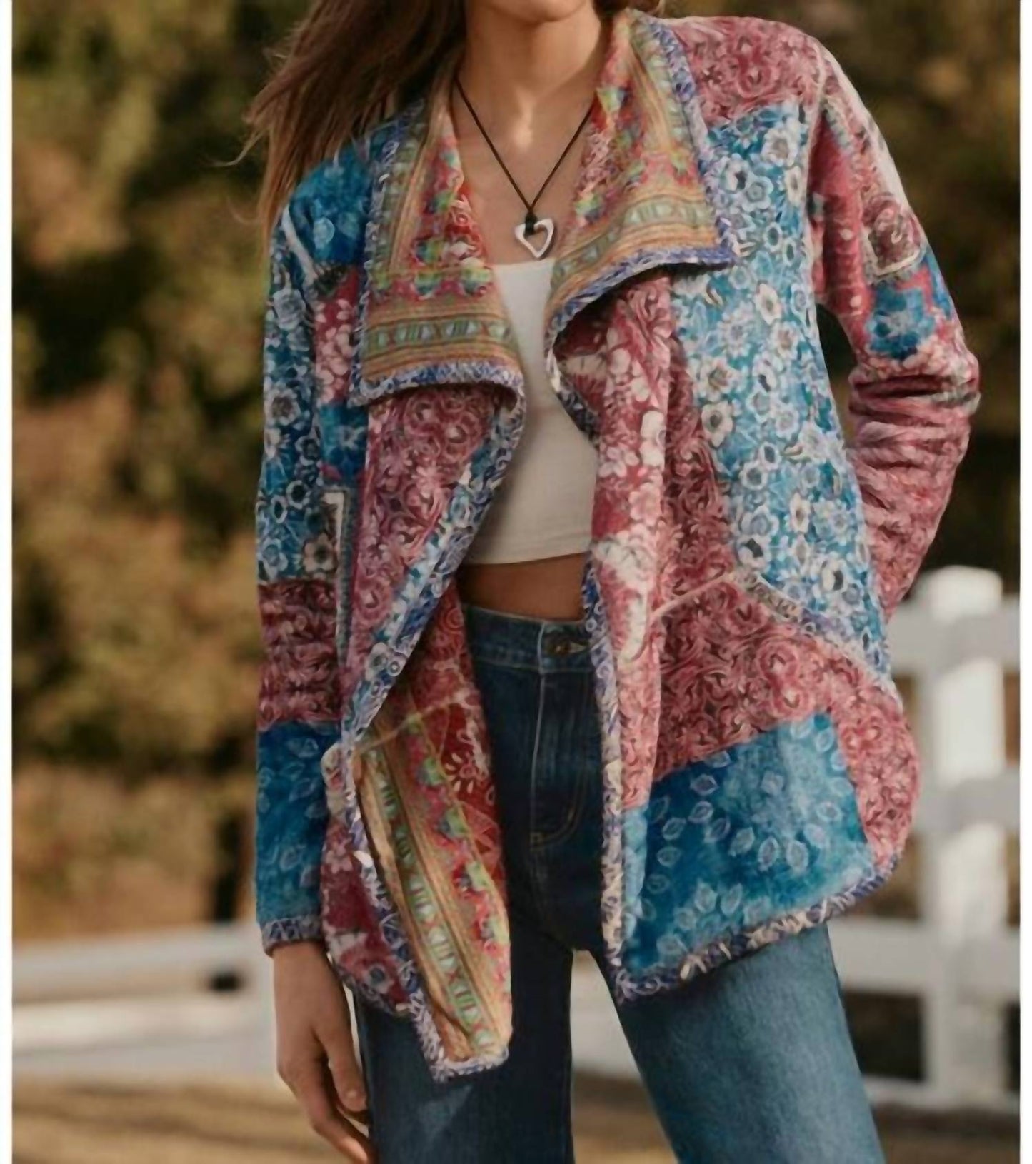 Johnny Was - JOAN WRAP BINDED SHERPA JACKET