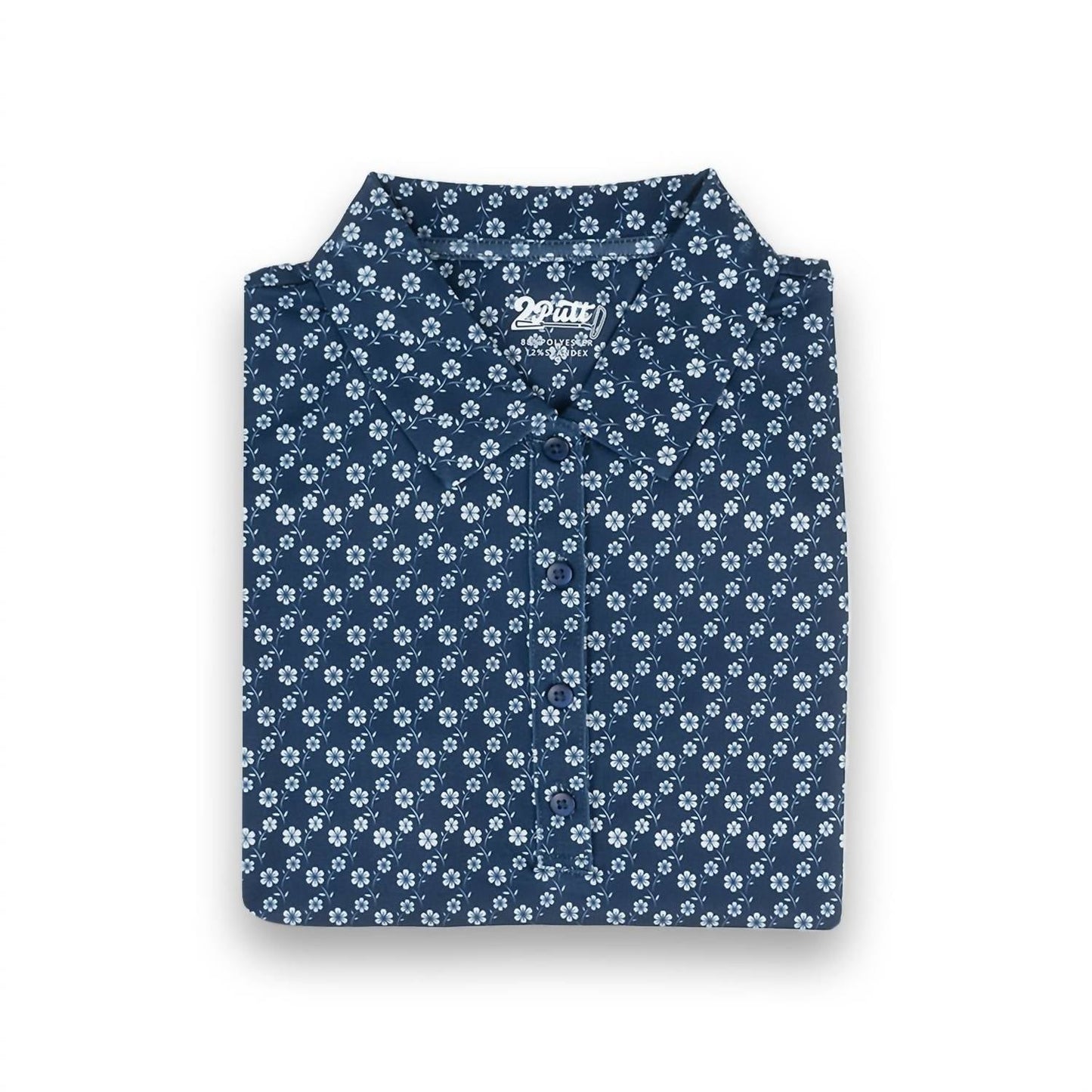 2Putt - Floral Sleeveless Polo