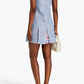 Boutique Moschino - Satin-Trimmed Pleated Boucle-Tweed Mini Dress