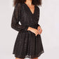 Apricot - Animal Lurex Jacquard Dress