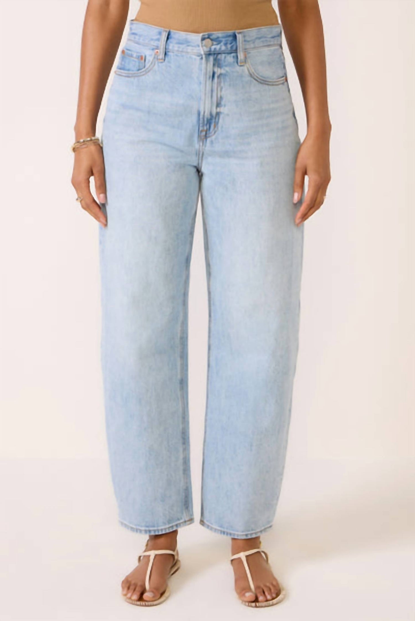 Pistola - Wes High Rise Barrel Jeans