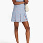 Boutique Moschino - Satin-Trimmed Pleated Boucle-Tweed Mini Dress