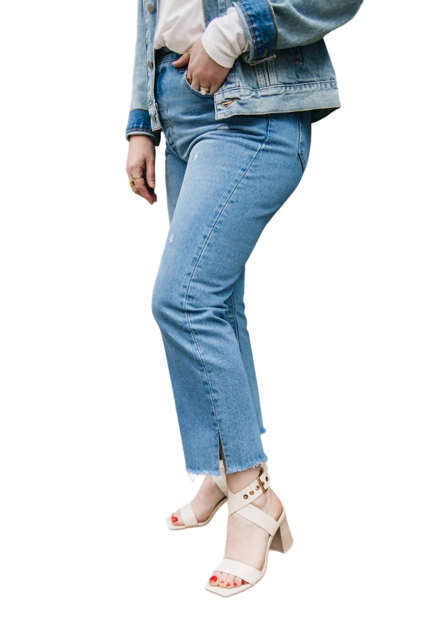 Levi'S - 501 STRAIGHT CROP JEANS