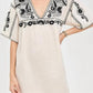 Faherty - Embroidered Short Sleeve Mini Dress