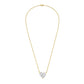 Diana M Jewels - Women's Lab Grown Diamond Solitaire Pendant Heart Necklace