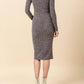 124 Voltaire - You Got This Ribbed Bodycon Dress
