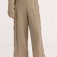 Black Crane - Cable Knit Pants