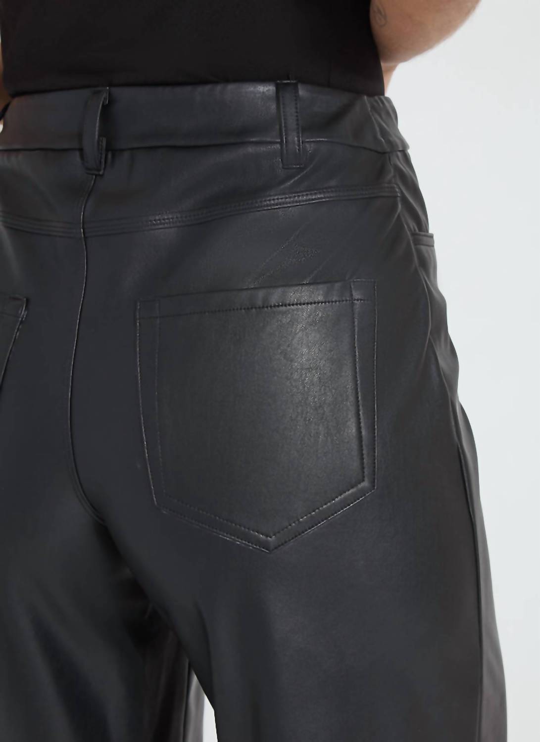 Lysse - Wren Hi Waist Wide Leg Vegan Leather Pant