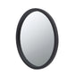 Circle Wall Mirror With Wooden Frame for Living Room