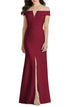 dessy-collection-notched-off-the-shoulder-crepe-gown-in-burgundy-size-10