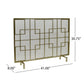 Dorothy Modern Single Panel Iron Fire Screen
