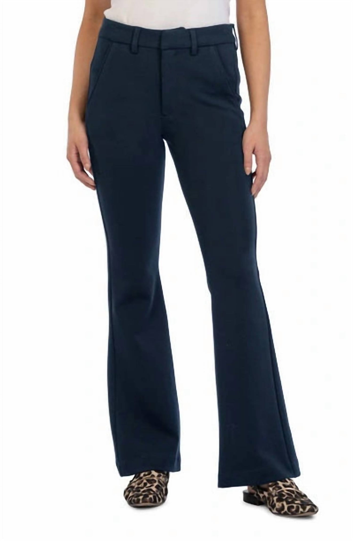 Kut From The Kloth - Ana High Rise Fab Ab Flare Trousers