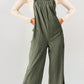 66Disco - Corduroy Pocketed Wide Leg Overall