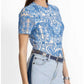 Johnny Was - ELEANOR SHORT SLEEVE MESH TEE