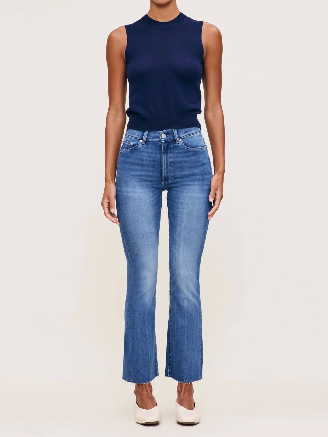 Dl1961 - Women'S - Bridget Instasculpt Raw Hem Ankle Bootcut Jeans