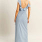 Trendsi - Hyfve Chiffon Ruffle Trim Midi Dress