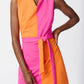Joseph Ribkoff - Colorblock Belted Dress
