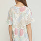 Entro - Abstract Peplum Top