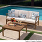 Perla - 3 Seater Sofa And Table Set