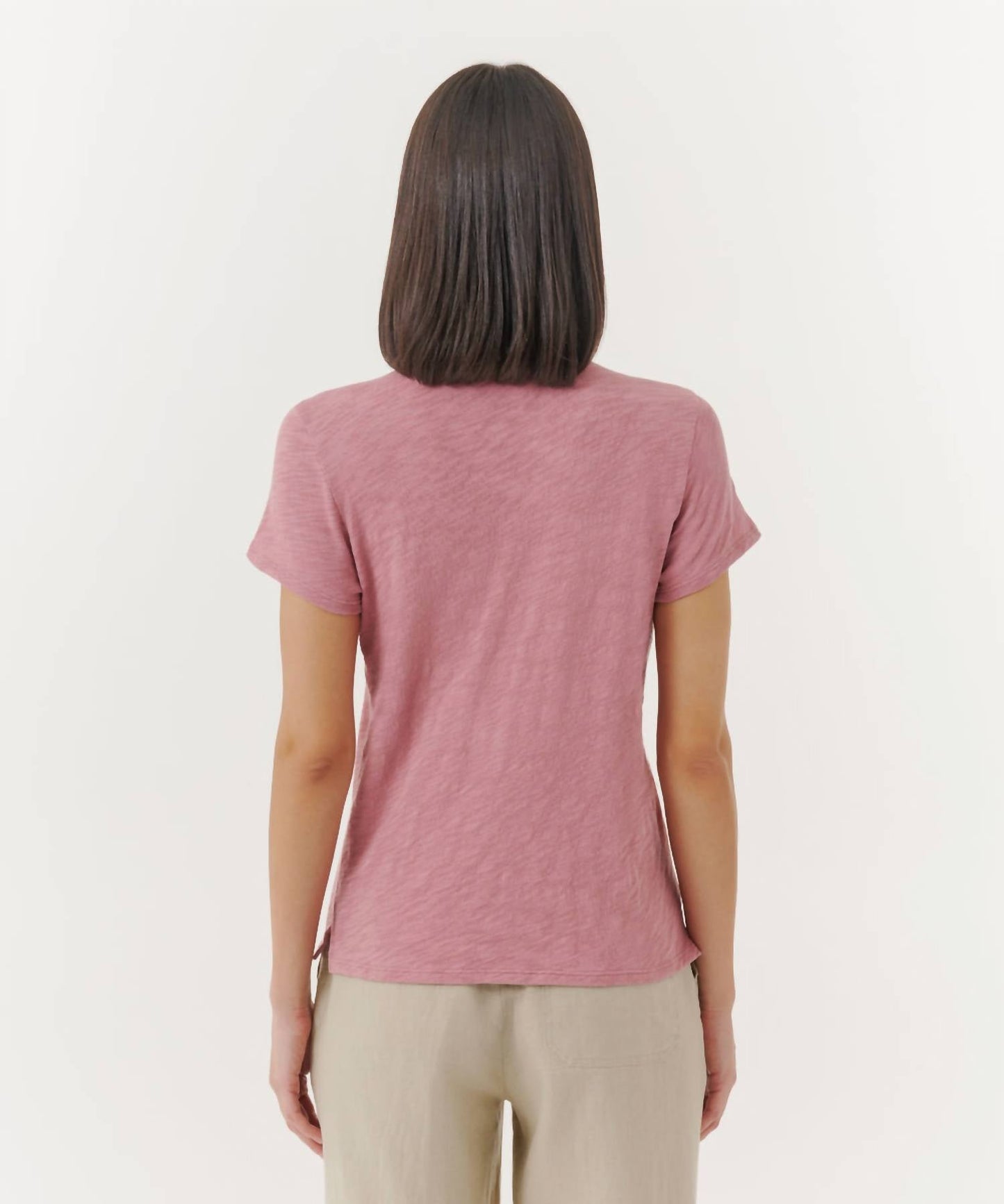 Atm - Slub Jersey Schoolboy Crew Neck Tee