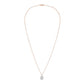 Diana M Jewels - Women's Lab Grown Diamond Solitaire Cushion Pendant Necklace