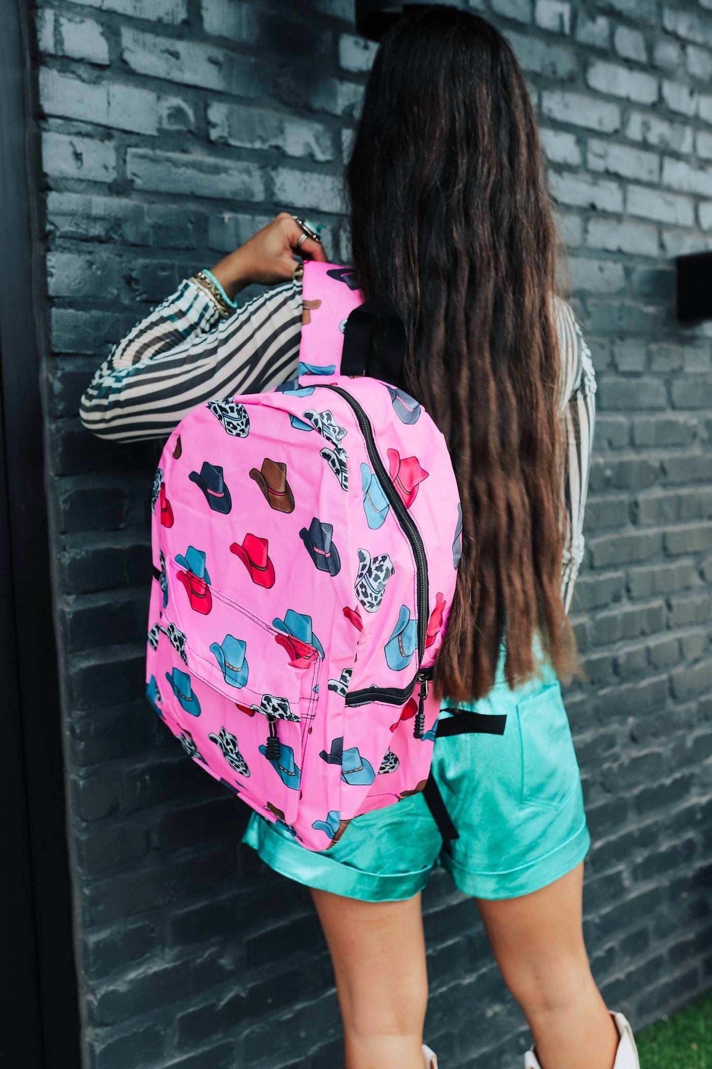 The Front Porch Label - Women's Cowboy Hat Backpack