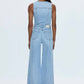 Pistola - Aria Cropped Fitted Vest Jumpsuit