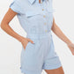 Greylin - Ludi Linen Blend Button Down Romper