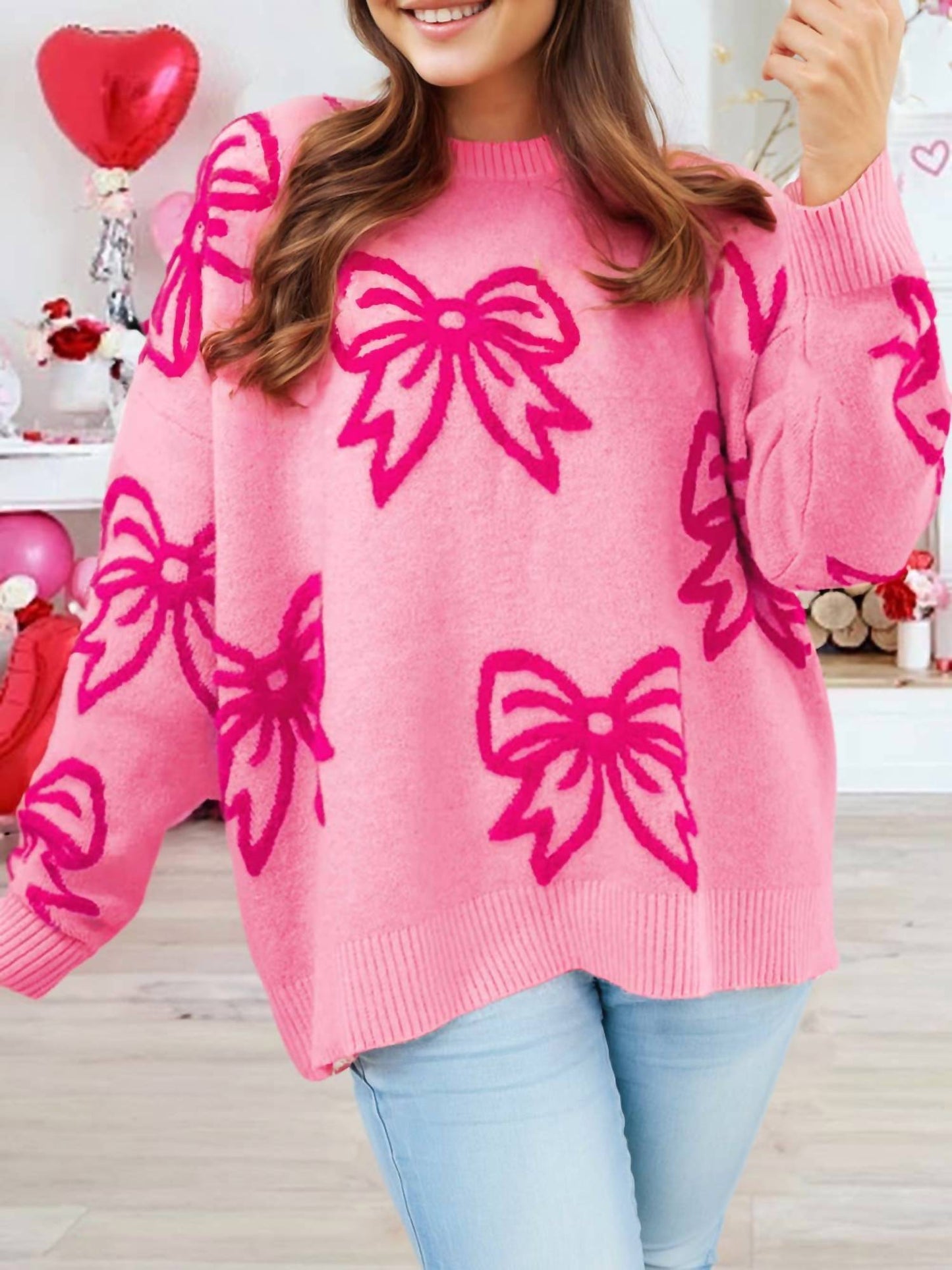 1 The Woman - Sealed with a Bow Sweater