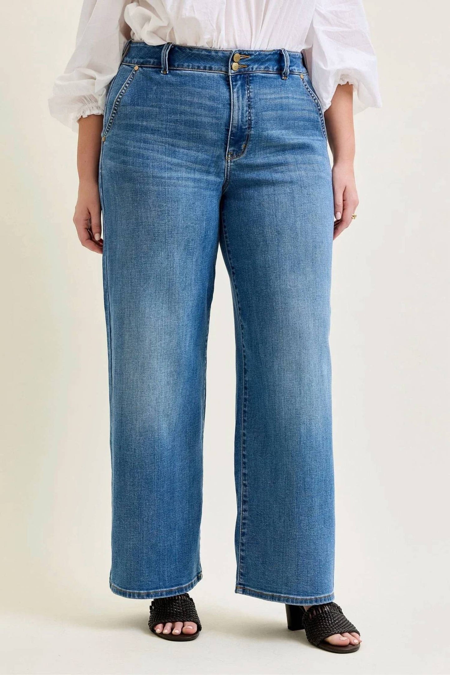 Judy Blue - High Waist Trouser Column Jeans