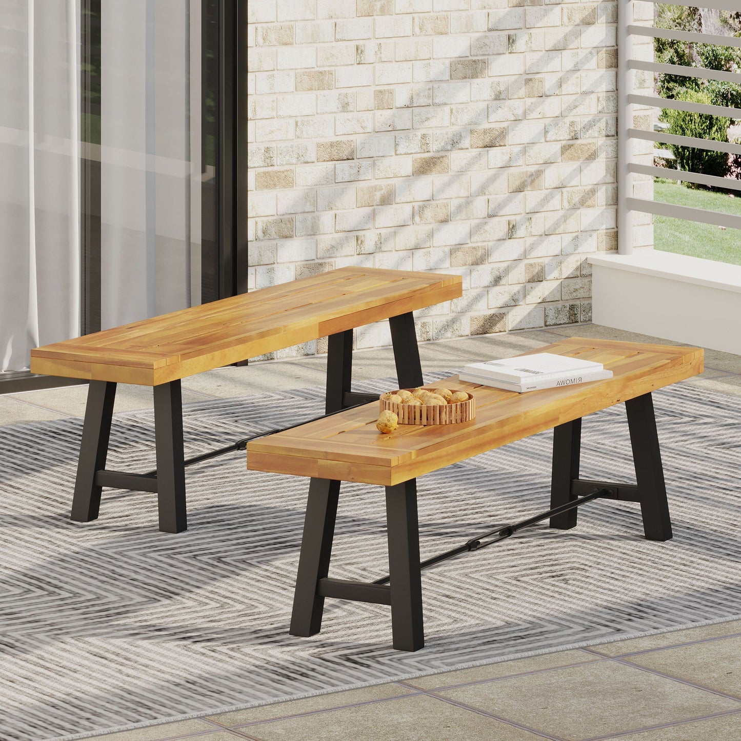 Catriona Teak Bench