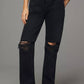 Agolde - Pinch Distress High-rise Straight-leg Jeans