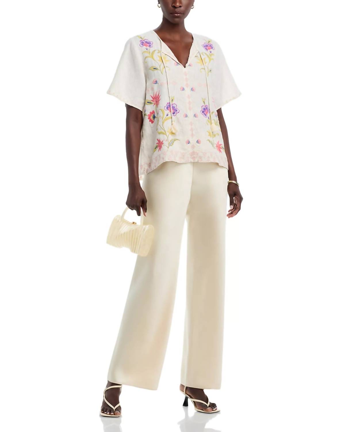 Johnny Was - CALISTA RUFFLE SLEEVE FIELD BLOUSE