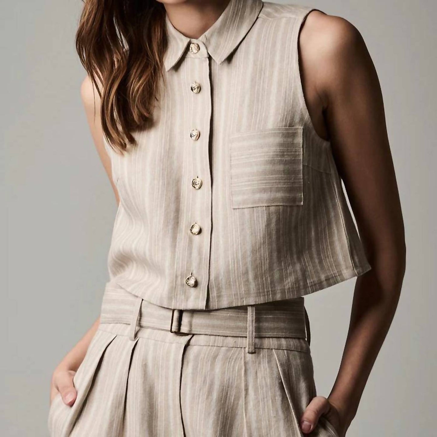 Hevron - Katja Sleeveless Top