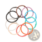 Beaded Silicone Cross Bracelet with Round Clasp