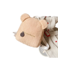 Bear Shaped Plush Backpack Cute Fuzzy Fleece Rucksack