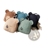 Bear Shaped Plush Backpack Cute Fuzzy Fleece Rucksack