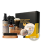 Beard Care Kit 9 Piece Grooming Set with Styling Tools