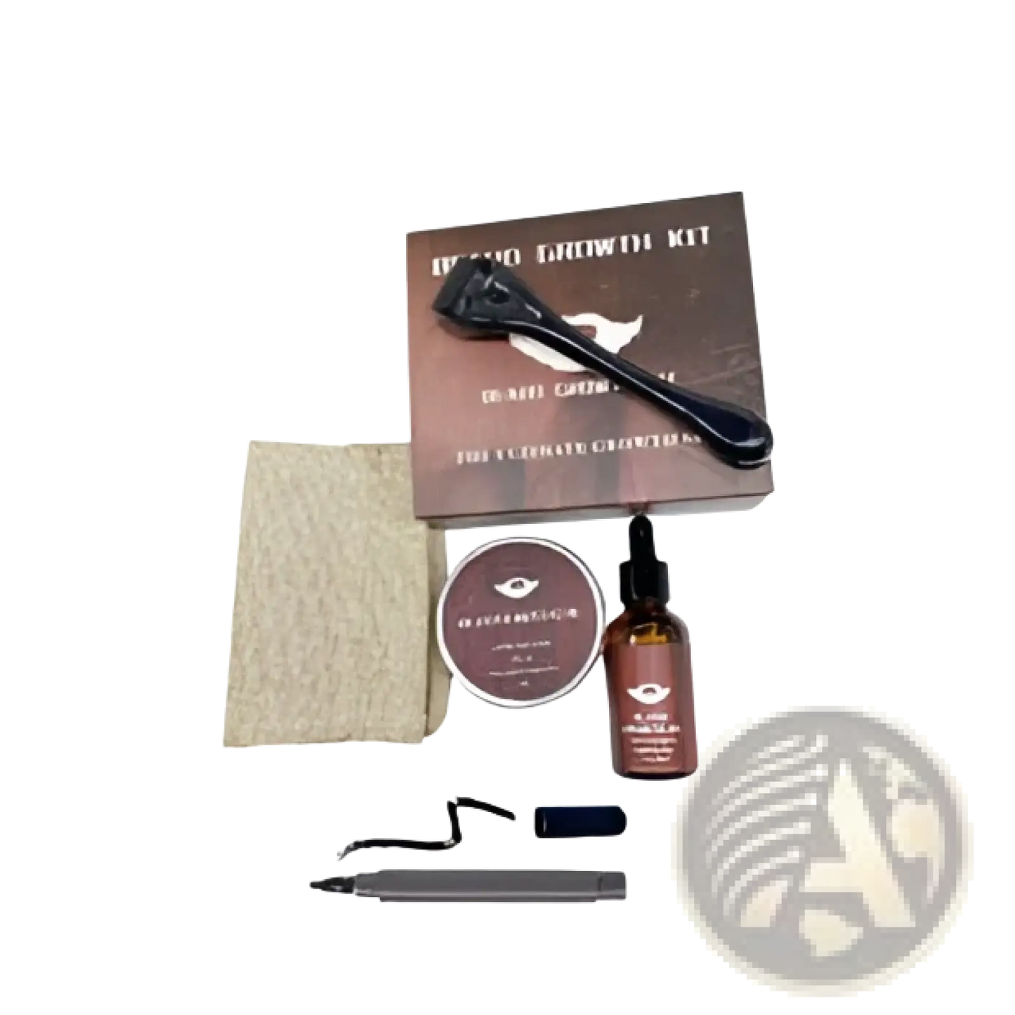 Beard Growth Kit with 540 Microneedle Roller and Oil