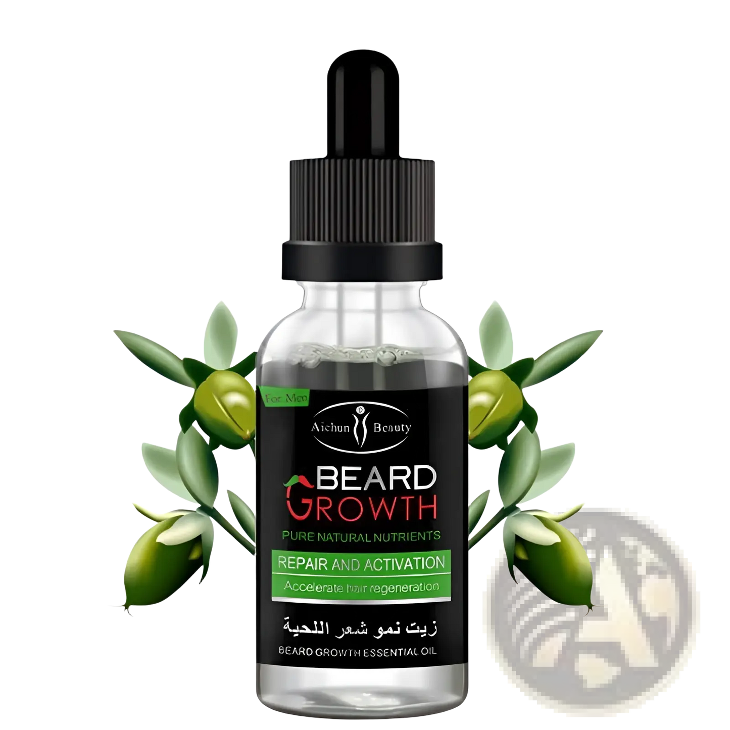 Beard Growth Oil for Natural Repair and Nourishing Care