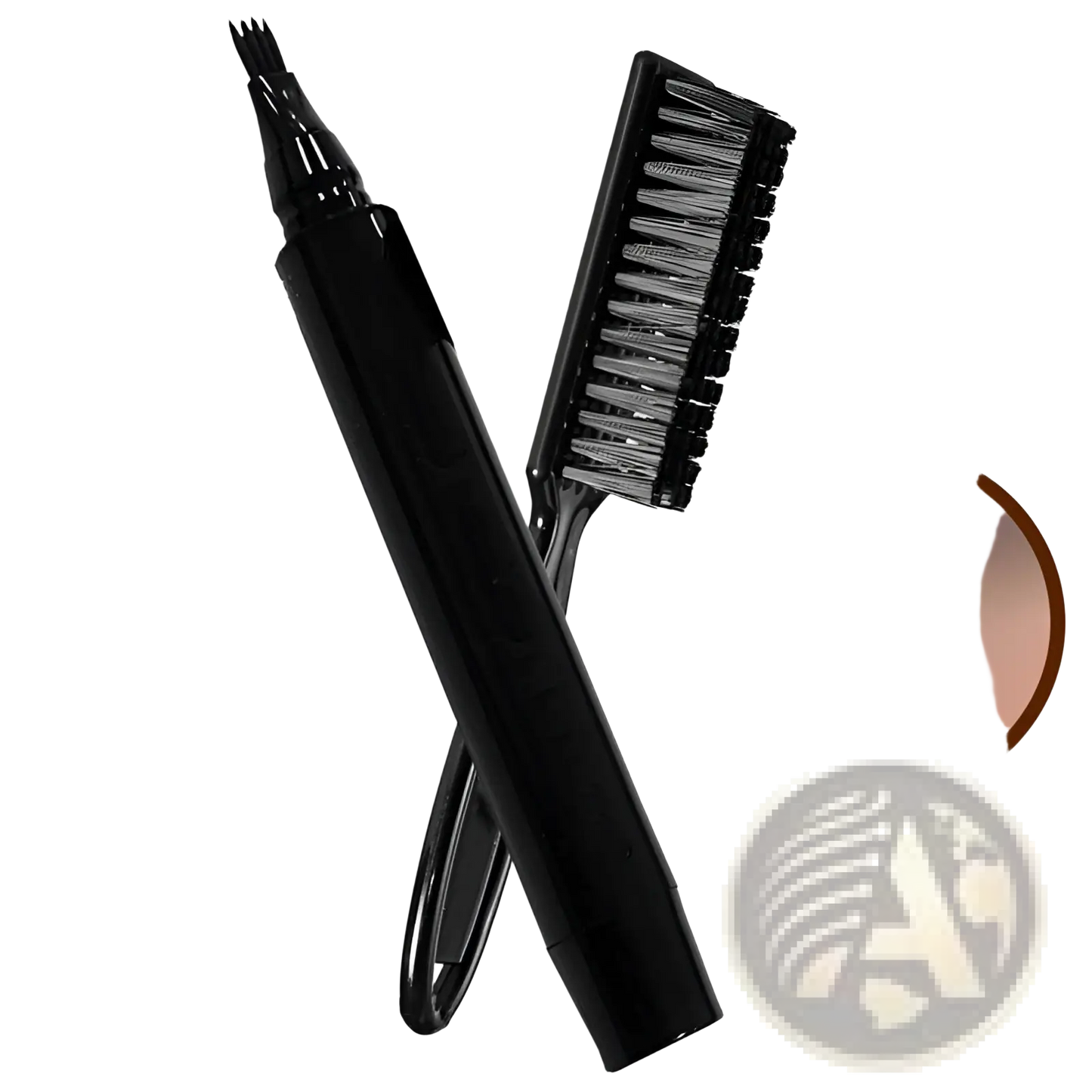 Beard Pen and Brush Grooming Set for Men Black