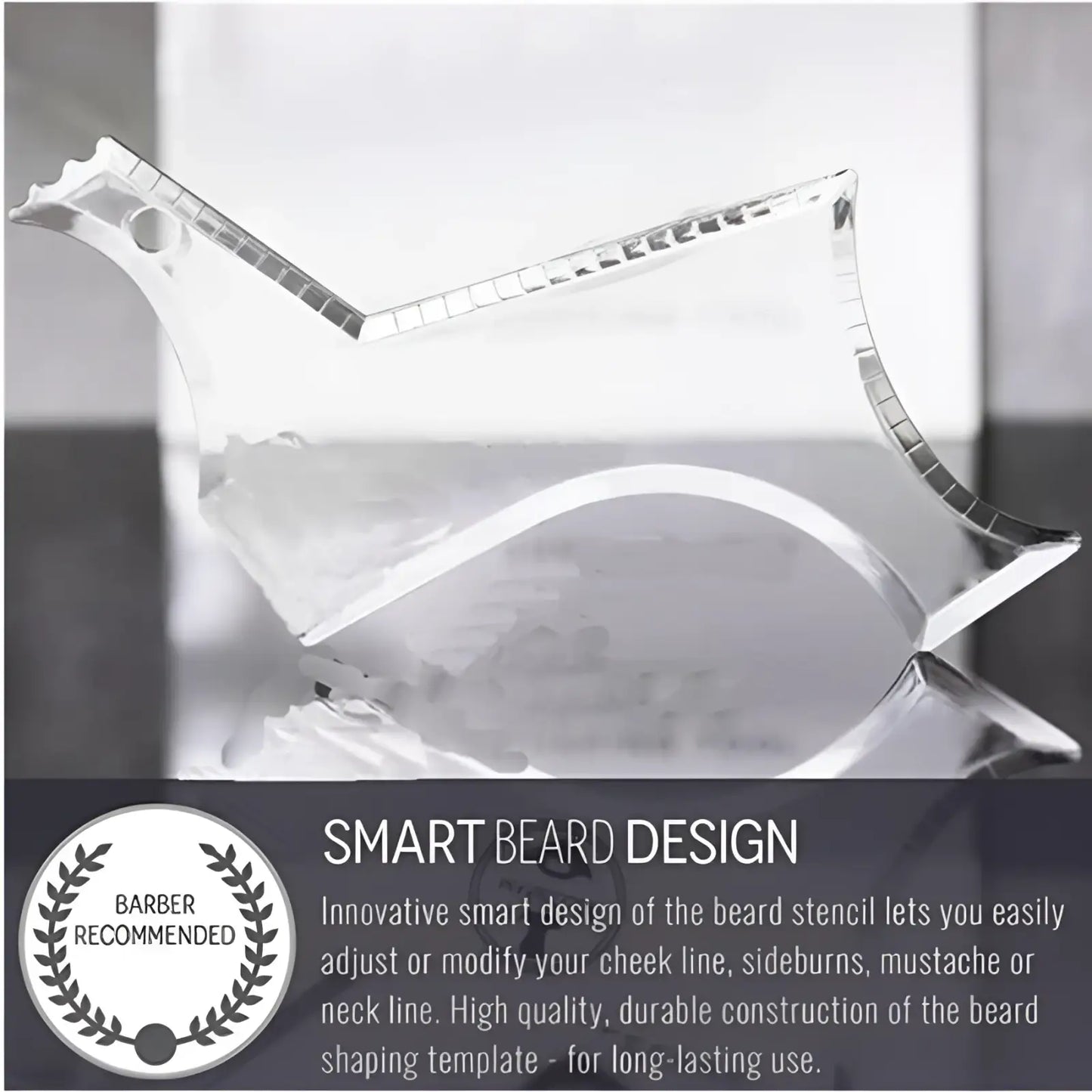 Beard Shaping Tool and Template Comb for Men