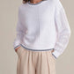 525 America - Woodwind Mixed Knit Crewneck Sweater