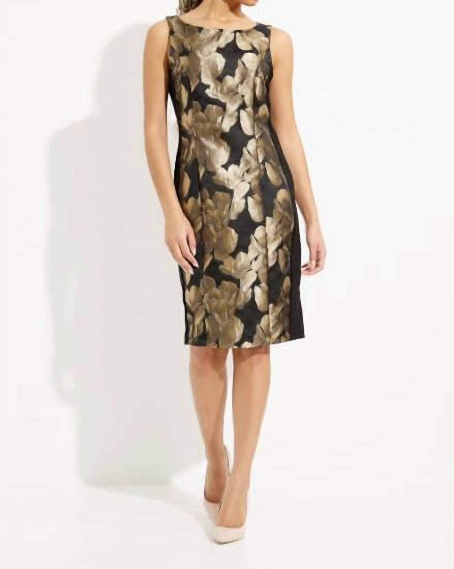 Joseph Ribkoff - Foil Leaf Dress