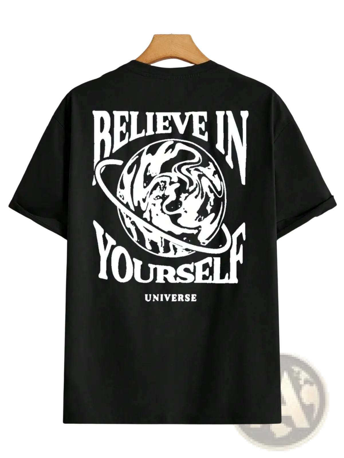 Believe in Yourself Universe Graphic Cotton Men's T-shirt