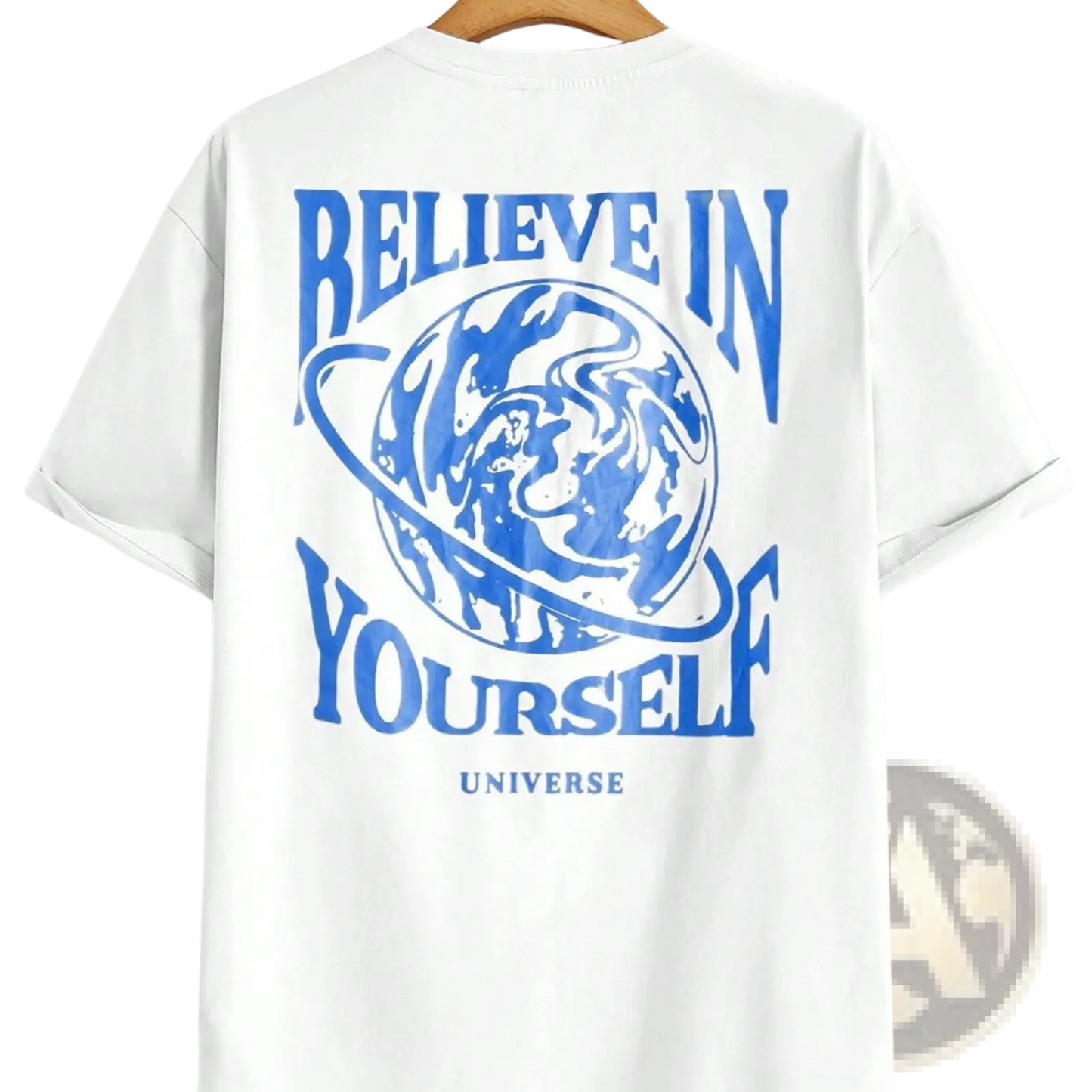 Believe in Yourself Universe Graphic Cotton Men's T-shirt