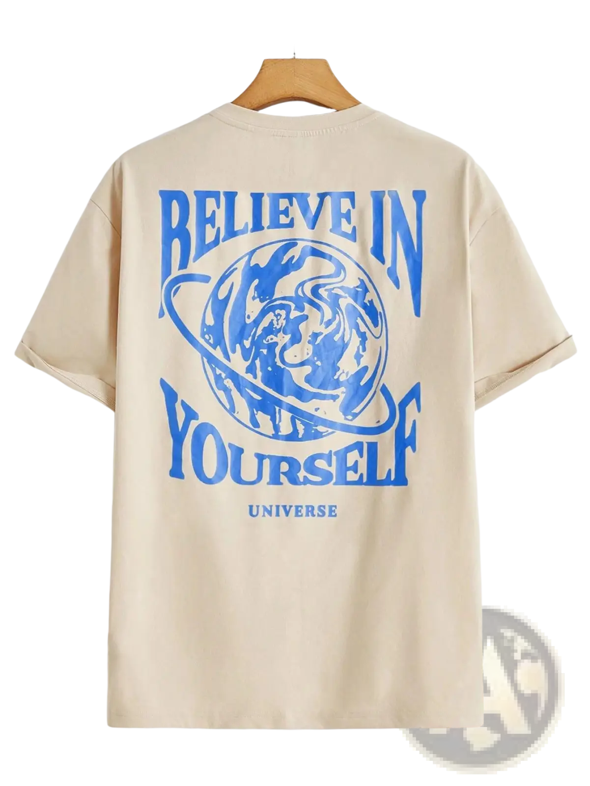 Believe in Yourself Universe Graphic Cotton Men's T-shirt