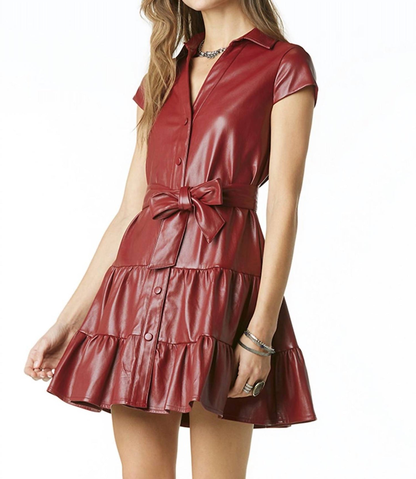 Tart Collections - Viola Vegan Leather Dress