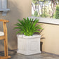 Durable White Ceramic Planter