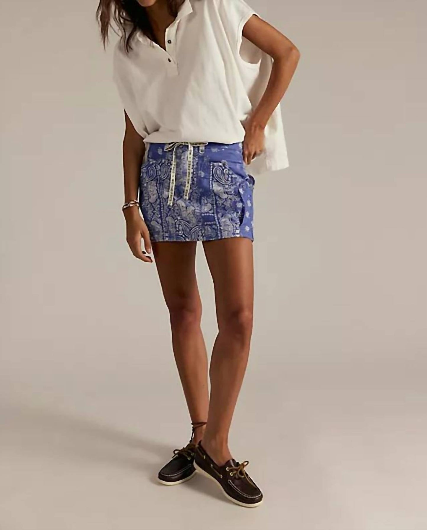Free People - River Canyon Printed Mini Skirt